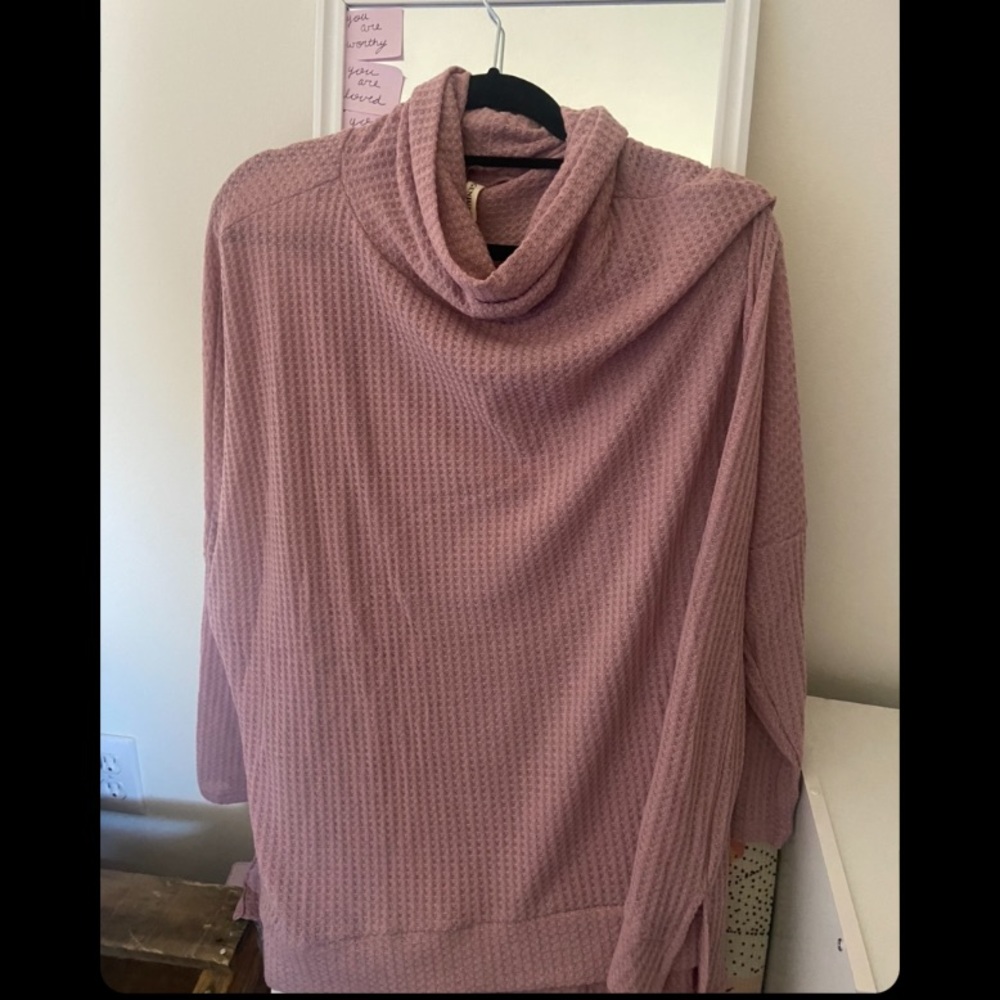 waffle turtleneck